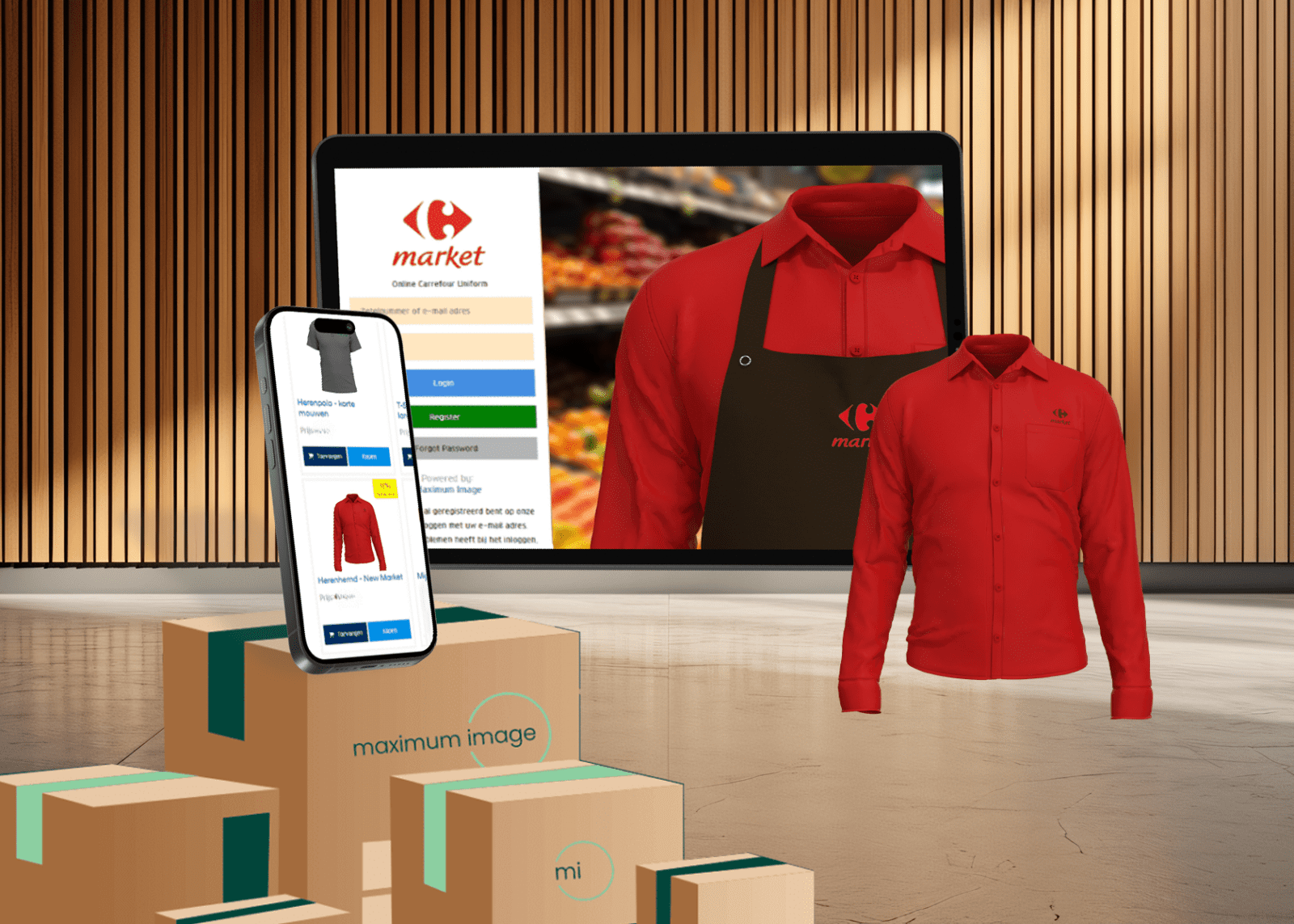 Gepersonaliseerde box voor Carrefour Belgium