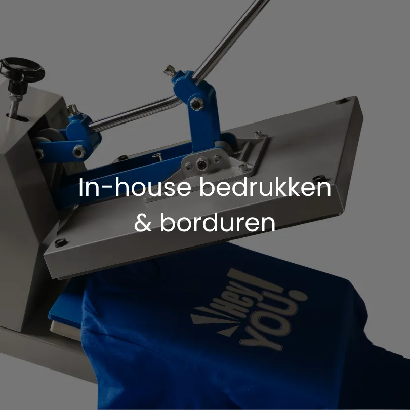 In-house bedrukken en borduren