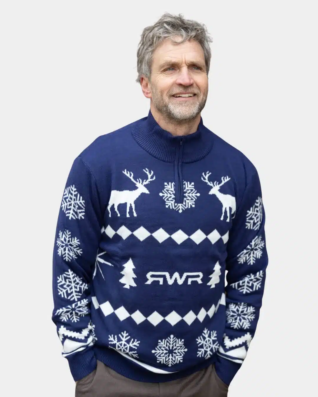 Pull de Noël personnalisé avec logo d’entreprise