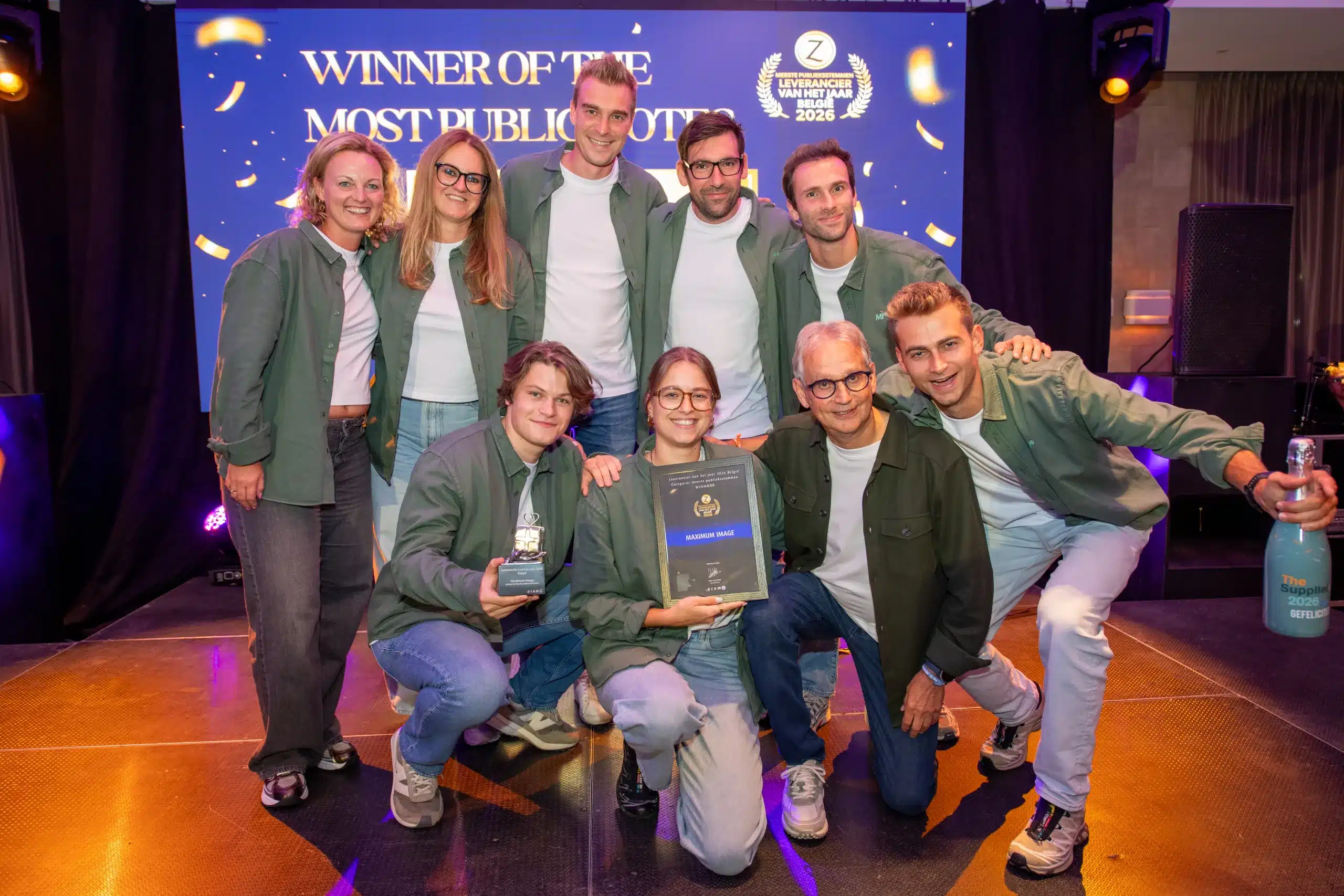 Maximum Image wint de award voor de meeste publieksstemmen bij Leverancier van het Jaar 2026 België
