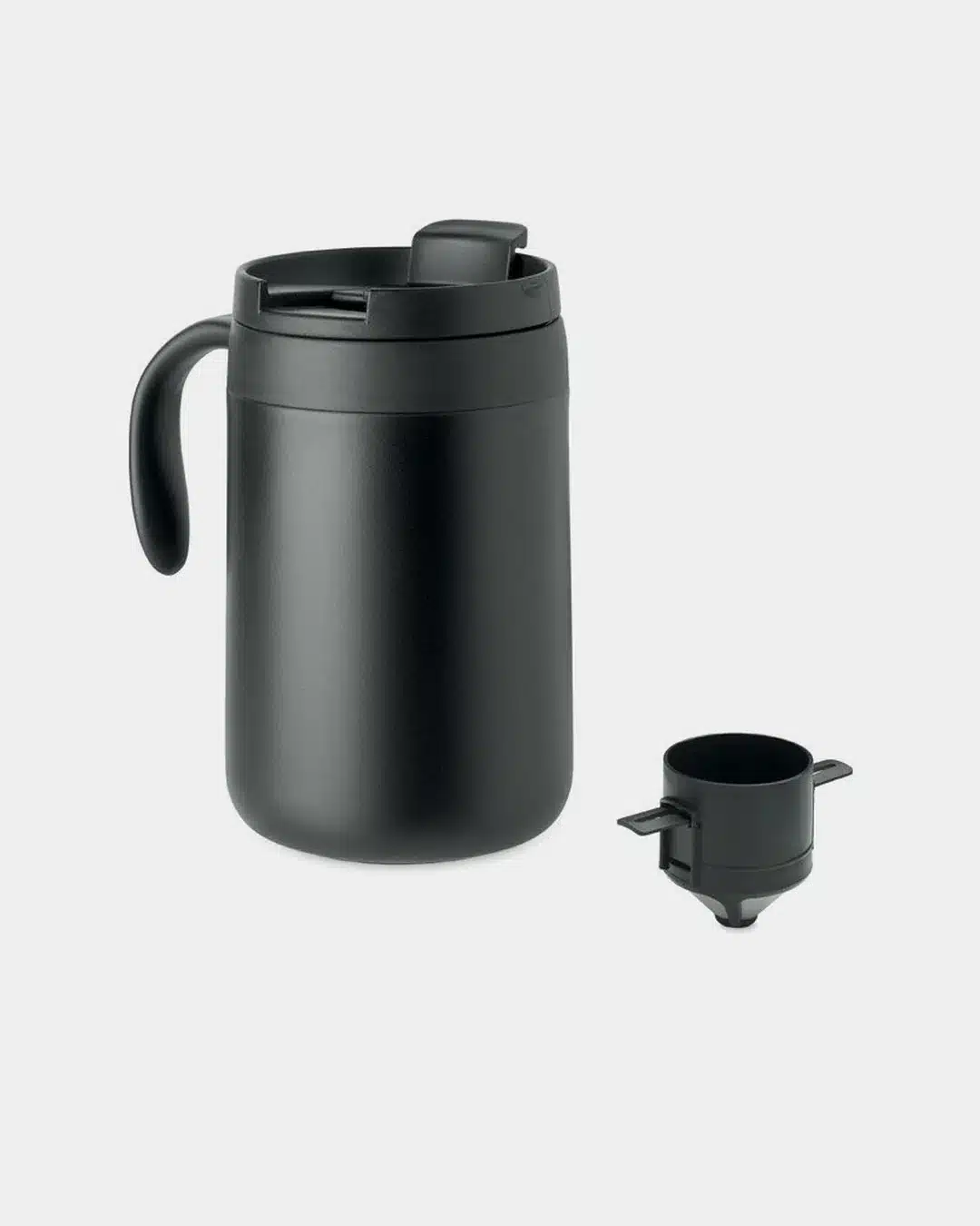CAFETITO dubbelwandige mok met koffiefilter