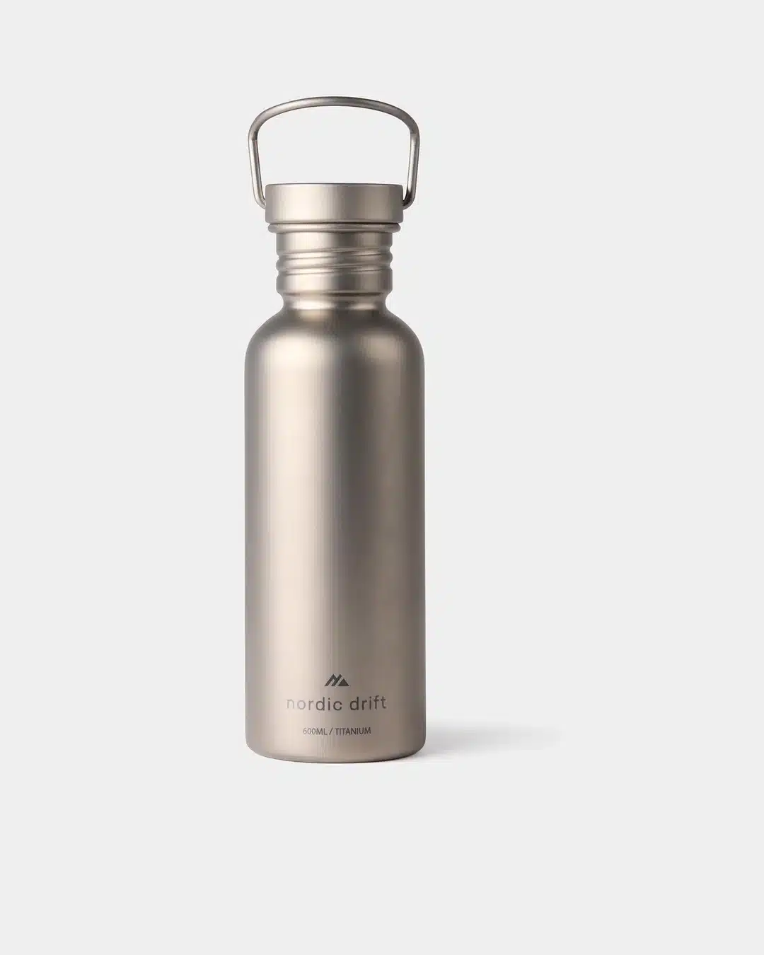 Nordic Drift Trail titanium waterfles 600 ml