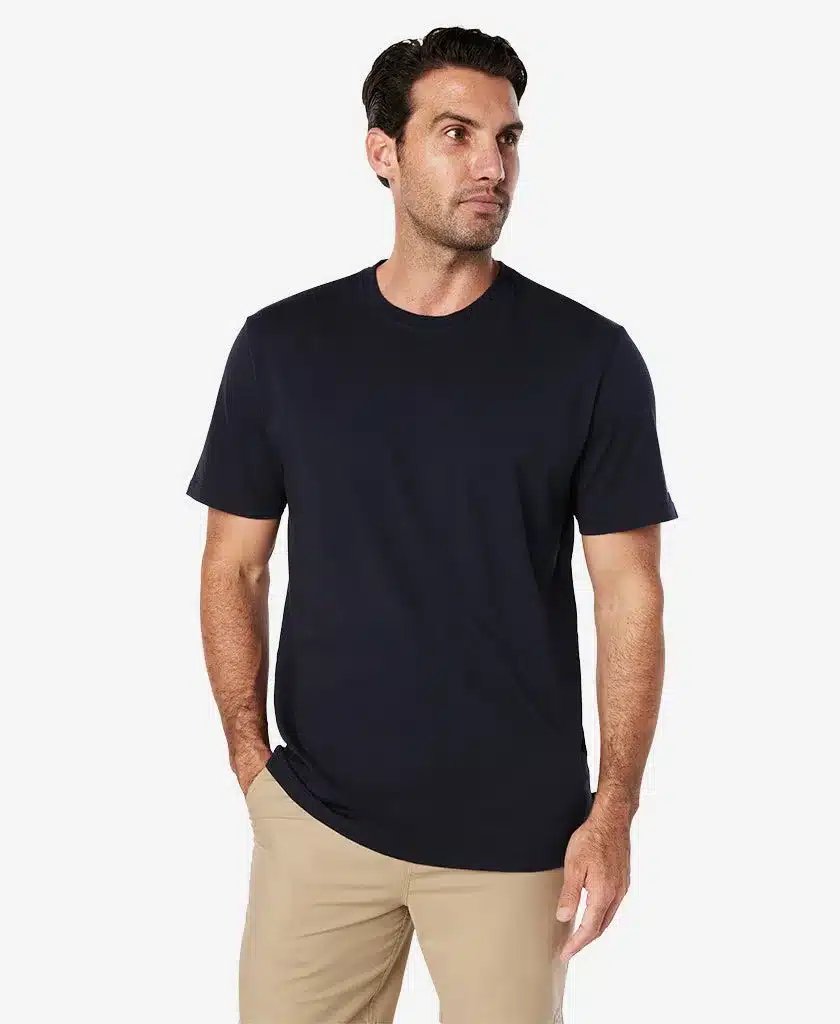 Helly Hansen Crew T-shirt navy om te bedrukken met logo
