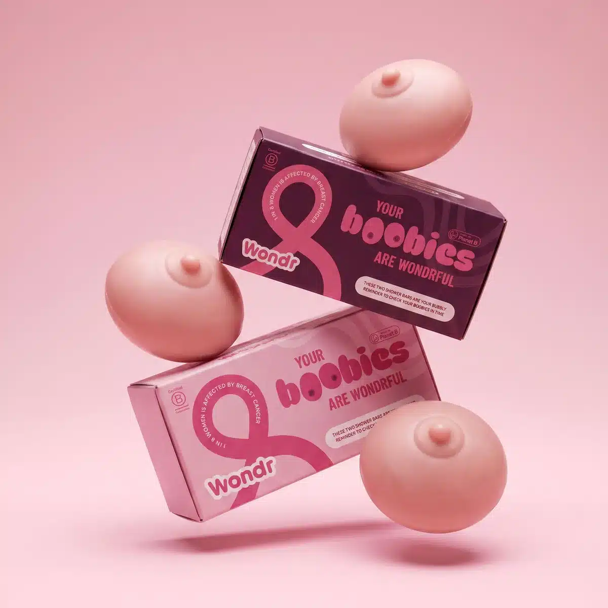 WONDR Boobie Bar in samenwerking met Think Pink